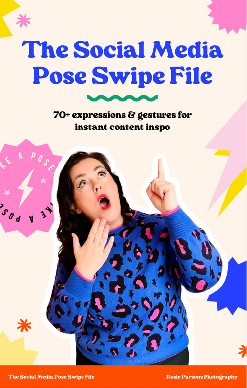 Social Media Pose Swipe File