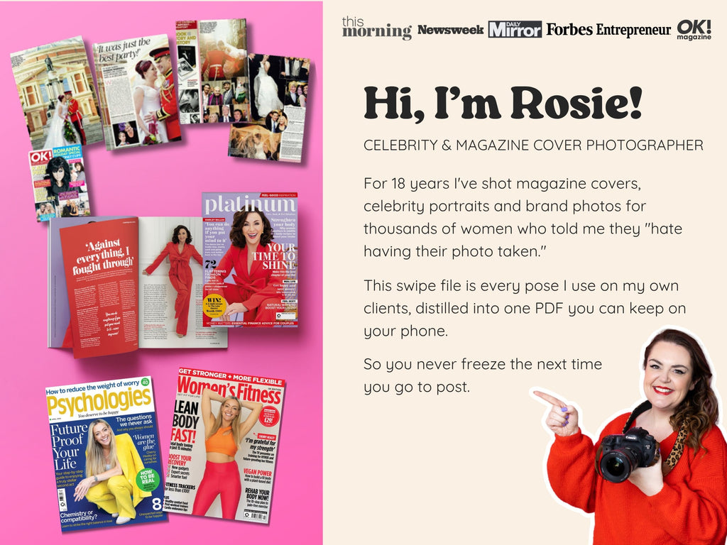 Social Media Pose Swipe File